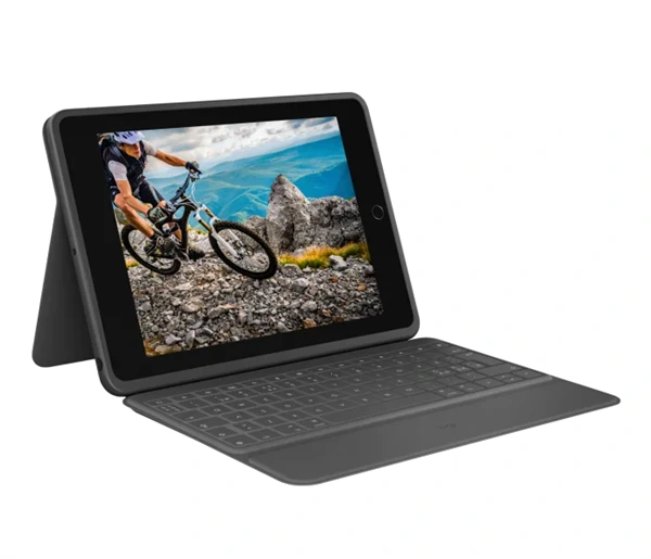 Logitech® Rugged Folio for iPad (10th gen) - OXFORD GREY - U