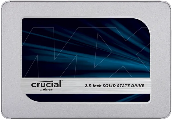 Crucial MX500  250GB SSD, 2.5” SATA 6Gb/s, Read/Write: 560/5