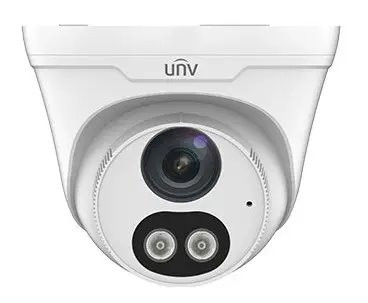 UNIVIEW Venkovní IP kamera 2MPx turret, 106,7°, IR+Bílý přís