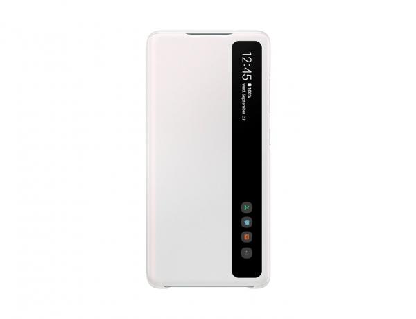 Samsung Flipove púzdro Clear View Galaxy S20 FE biele