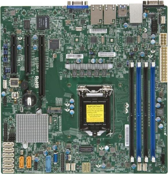 Supermicro X11SSH-F-O 1xLGA1151, iC236,DDR4,8xSATA3,2xGBe La