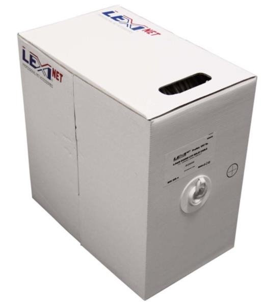 LEXI-Net instalační kabel Cat5e UTP LSOH lanko 305m box šedý