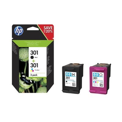 HP N9J72AE HP 301 Ink Cartridge Combo 2-Pack /náhrada J3M81A