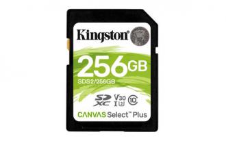 256 GB . microSDHC karta Kingston Canvas Select Plus SD Clas