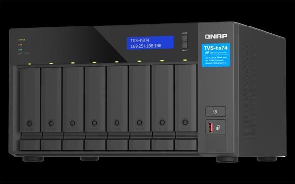 QNAP™ TVS-h874-i7-32G 8bay 2xM.2 32GB 2xLAN 2,5GbE Tower