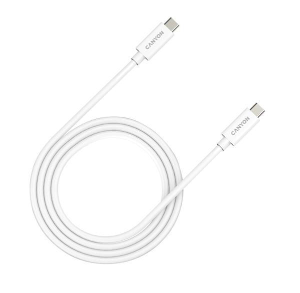 Canyon UC-44, 1 m kábel USB-C / USB-C, 48V/5A, výkon 240W EP