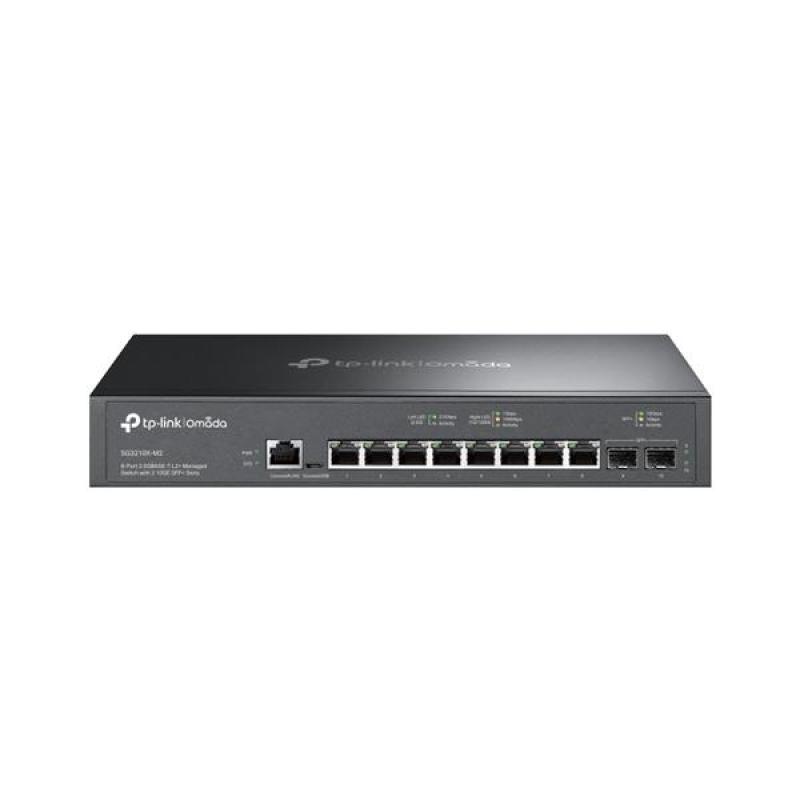 TP-LINK "Omada 8-Port 2.5GBASE-T L2+ Managed Switch with 2 1