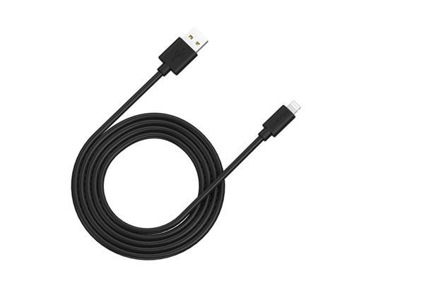 Canyon MFI-12, 2m PVC kábel Lightning/USB, 5V/2.4A, MFI schv