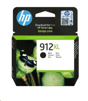 HP 912XL - čierna - Atramentová kazeta - 712 strán