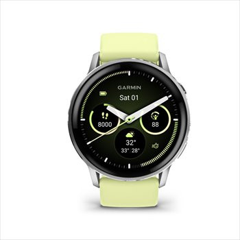 Garmin VENU 4 - 45mm, Gray/ Silver + Citron