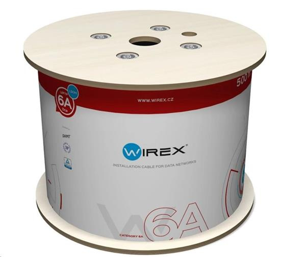 WIREX Instalační kabel CAT6A U/FTP LSOH / DCA 500m cívka fia