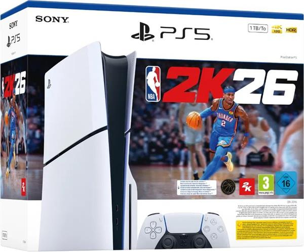 Sony PS5 (VERZIA SLIM) + NBA 2K26