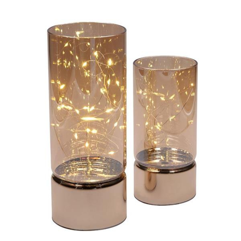 Solight sada dvoch vianočných LED svetielok, 15/20cm, 30x LE