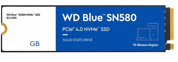 WD Blue SN580 1TB SSD PCIe Gen4, M.2 2280, NVMe ( r4150MB/s,