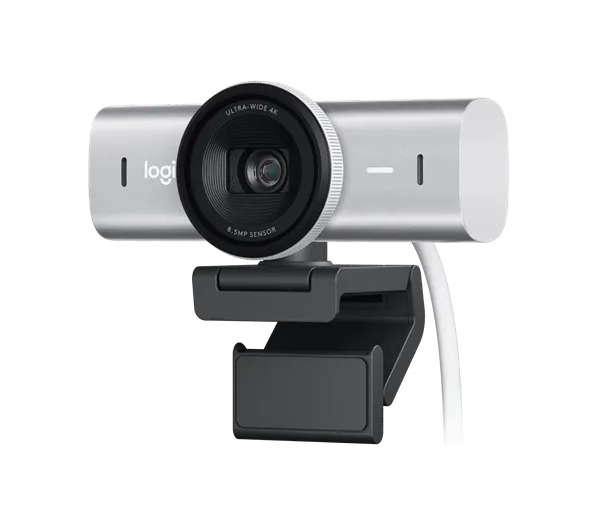 Logitech® MX Brio 4K Ultra HD Webcam - PALE GREY