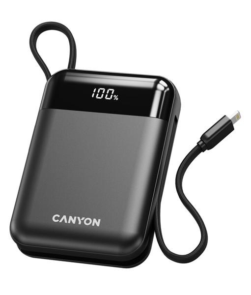 Canyon OnPower 104, powerbanka 10 000 mAh, 22,5 W, USB-C / U