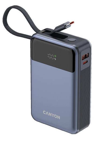 Canyon OnPower 600, Powerbank, 20.000 mAh, displej, in: USB-