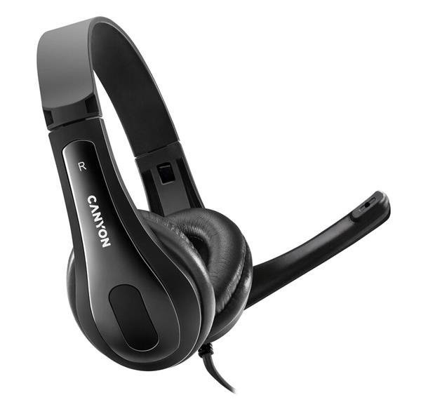 Canyon CHSU-1, PC Headset, USB, slúchadla s mikrofónom, ovlá