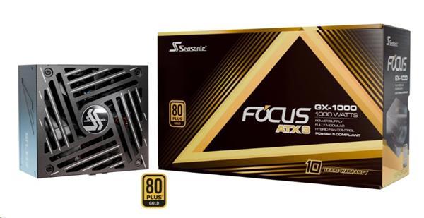 Zdroj 1000W, SEASONIC FOCUS GX-1000 ATX3.0 v4 GOLD modular,