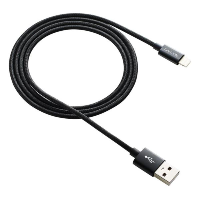 Canyon CFI-3, 1m kábel Lightning/USB, bez Apple certifikácie