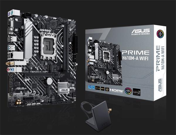 ASUS PRIME H610M-A WIFI soc 1700 H610 DDR5 mATX M.2 HDMI D-S