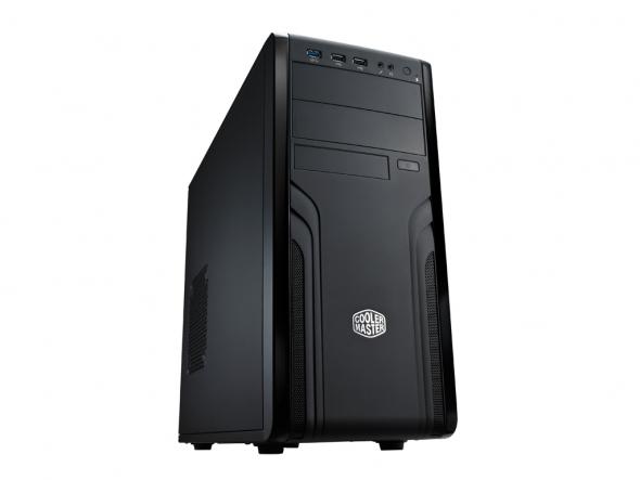 CoolerMaster case miditower Force 500, ATX, čierna, USB3.0,