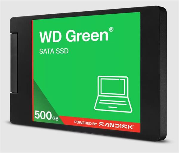 WD Green 500GB SSD SATA III 6Gbs, 2,5" ( r545MB/s)