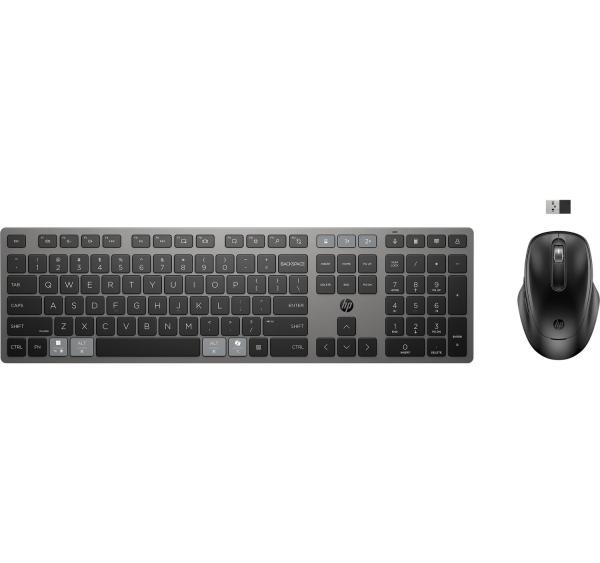 HP 725 Multi-Device Rechargeable Wireless Keyboard and Mouse