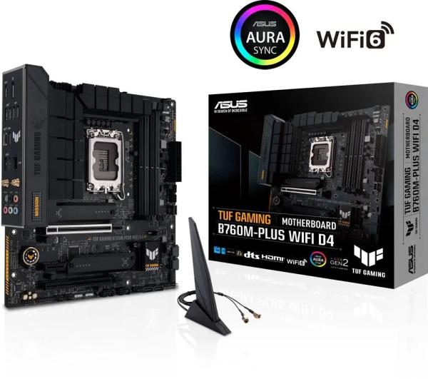 ASUS TUF GAMING B760M-PLUS WIFI D4 soc 1700 DDR4 mATX HDMI D