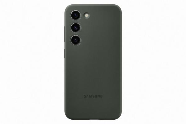 Samsung Silikónový zadný kryt pre Samsung Galaxy S23+, zelen
