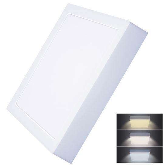 Solight LED mini panel CCT, prisazený, 24W, 1800lm, 3000K, 4