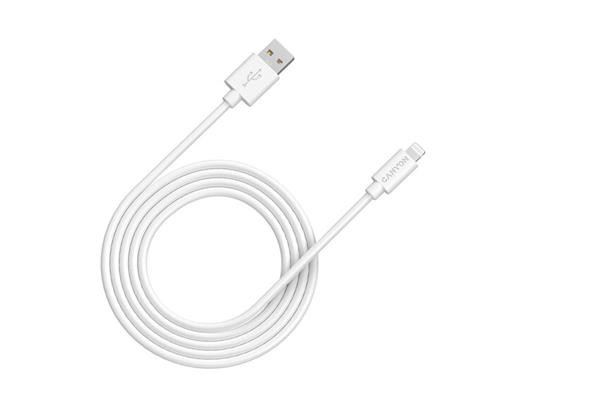 Canyon MFI-12, 2m PVC kábel Lightning/USB, 5V/2.4A, MFI schv