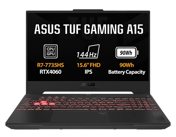 ASUS TUF Gaming A15 FA507NV-LP061W, Ryzen 7 7735HS, 15.6˝ 19