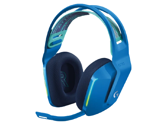 Logitech® G733 LIGHTSPEED Wireless RGB Gaming Headset - BLUE