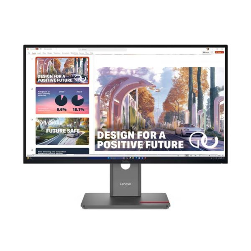 Lenovo P27QD-40 27" 2560x1440 1500:1 350cd 4ms HDMI+DP+USB+U