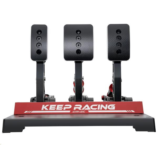 SIMAGIC Modular Pedal Set with 100 kg Load Cell and Hall Sen