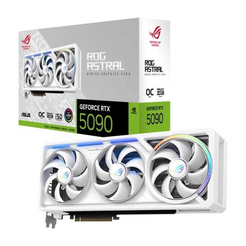 ASUS ROG ASTRAL RTX5090 WHITE OC GAMING 32GB/512-bit GDDR7 2
