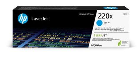 HP 220X Cyan Original LaserJet Toner  (~5,500 pages)