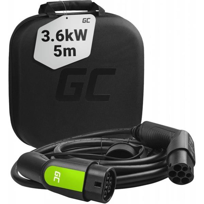 Green Cell GC EV Typ 2, 3.6kW 5m kábel na nabíjanie Golf/ Pa