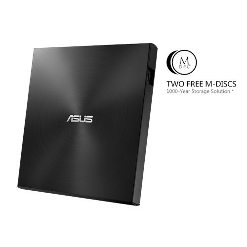 ASUS  External Slim SDRW-08U7M-U/BLACK/G/AS,  Retail, čierna