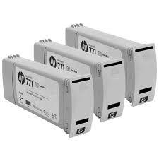 HP 771 3-pack MBk DJ Ink Cartridges CR250A