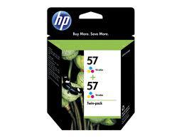 HP 57 2-pack Tri-color Inkjet Print Cartridges