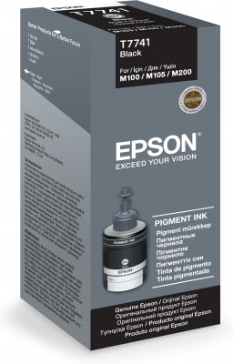 Epson atrament M100/M200/L655 Pigment Black ink bottle 140ml