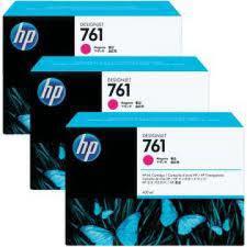 HP 761 3-pack Magenta Ink Cartridge CR271A