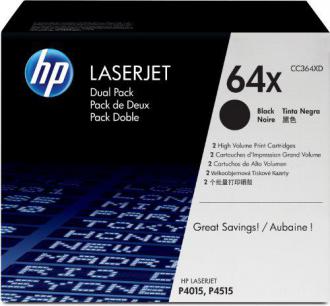 HP LaserJet CC364XD Dual Pack Black Print Cartridge