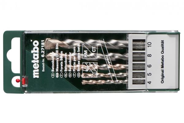 Metabo TC TIPPED high perform.concr.drills(5p.)