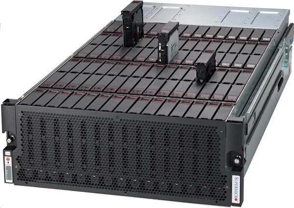 Supermicro SuperChassis 946ED-R2KJBOD  90 x 3.5” or 2.5” Top