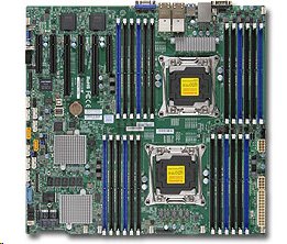 SUPERMICRO MB 2xLGA2011-3, iC612 24x DDR4 ECC R,10xSATA3,(PC