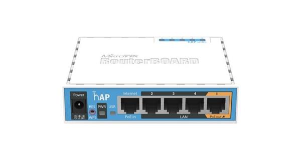 MIKROTIK RouterBOARD hAP + L4 (650MHz, 64MB RAM, 5xLAN switc