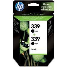HP 339 2-pack Black Inkjet Print Cartridges